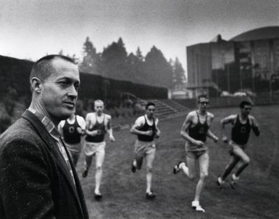 Bill Bowerman and 5 distance runners