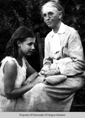 Virginia Howard and her grandmother