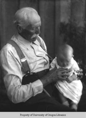James Owenby with child